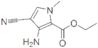 1H-Pyrrole-2-carboxylicacid,3-amino-4-cyano-1-methyl-,ethylester(9CI)