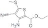 ethyl 3-amino-4-cyano-5-(methylthio)thiophene-2-carboxylate