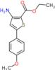 2-Thiophenecarboxylic acid, 3-amino-5-(4-methoxyphenyl)-, ethyl ester