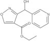 4-Isoxazolecarboxylic acid, 3-(hydroxy-3-pyridinylmethyl)-, ethyl ester