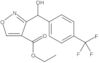 Ethyl 3-[hydroxy[4-(trifluoromethyl)phenyl]methyl]-4-isoxazolecarboxylate