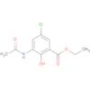 Benzoic acid, 3-(acetylamino)-5-chloro-2-hydroxy-, ethyl ester