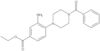 Ethyl 3-amino-4-(4-benzoyl-1-piperazinyl)benzoate