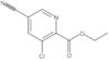 Ethyl 3-chloro-5-cyano-2-pyridinecarboxylate