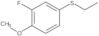 4-(Ethylthio)-2-fluoro-1-methoxybenzene