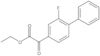 Ethyl 2-fluoro-α-oxo[1,1′-biphenyl]-4-acetate