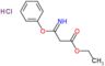 ethyl 3-imino-3-phenoxypropanoate hydrochloride