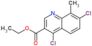 ethyl 4,7-dichloro-8-methylquinoline-3-carboxylate