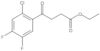 Ethyl 2-chloro-4,5-difluoro-γ-oxobenzenebutanoate