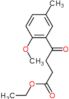 ethyl 4-(2-methoxy-5-methylphenyl)-4-oxobutanoate