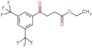 ethyl 4-[3,5-bis(trifluoromethyl)phenyl]-4-oxo-butanoate