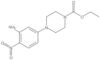 Ethyl 4-(3-amino-4-nitrophenyl)-1-piperazinecarboxylate