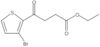 Ethyl 3-bromo-γ-oxo-2-thiophenebutanoate