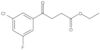 Ethyl 3-chloro-5-fluoro-γ-oxobenzenebutanoate