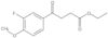 Ethyl 3-fluoro-4-methoxy-γ-oxobenzenebutanoate