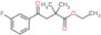 ethyl 4-(3-fluorophenyl)-2,2-dimethyl-4-oxo-butanoate