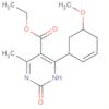 5-Pyrimidinecarboxylic acid,1,2,3,4-tetrahydro-4-(3-methoxyphenyl)-6-methyl-2-oxo-, ethyl ester