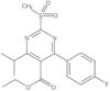 Ethyl 4-(4-fluorophenyl)-6-(1-methylethyl)-2-(methylsulfonyl)-5-pyrimidinecarboxylate