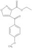 Ethyl 4-(4-methoxybenzoyl)-3-isoxazolecarboxylate