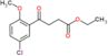 ethyl 4-(5-chloro-2-methoxy-phenyl)-4-oxo-butanoate