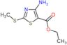 Ethyl 4-amino-2-(methylthio)-5-thiazolecarboxylate