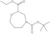 4-(1,1-Dimethylethyl) 2-ethyl tetrahydro-1,4-oxazepine-2,4(5H)-dicarboxylate