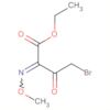 Butanoic acid, 4-bromo-2-(methoxyimino)-3-oxo-, ethyl ester