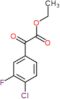 ethyl (4-chloro-3-fluorophenyl)(oxo)acetate