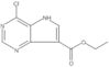 5H-Pyrrolo[3,2-d]pyrimidine-7-carboxylic acid, 4-chloro-, ethyl ester