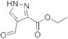 1H-Pyrazole-3-carboxylicacid,4-formyl-,ethylester(9CI)