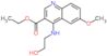 ethyl 4-[(2-hydroxyethyl)amino]-6-methoxyquinoline-3-carboxylate