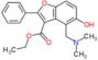 ethyl 4-[(dimethylamino)methyl]-5-hydroxy-2-phenyl-1-benzofuran-3-carboxylate