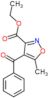 ethyl 4-benzoyl-5-methyl-1,2-oxazole-3-carboxylate