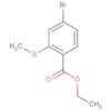 Benzoic acid, 4-bromo-2-(methylthio)-, ethyl ester