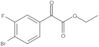 Ethyl 4-bromo-3-fluoro-α-oxobenzeneacetate