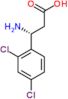 (3R)-3-amino-3-(2,4-dichlorophenyl)propanoic acid