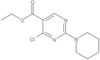 Ethyl 4-chloro-2-(1-piperidinyl)-5-pyrimidinecarboxylate