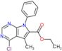 ethyl 4-chloro-5-methyl-7-phenyl-7H-pyrrolo[2,3-d]pyrimidine-6-carboxylate