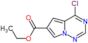 Ethyl 4-chloropyrrolo[2,1-f][1,2,4]triazine-6-carboxylate