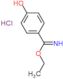 ethyl 4-hydroxybenzimidate hydrochloride