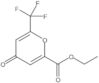 4H-Pyran-2-carboxylic acid, 4-oxo-6-(trifluoromethyl)-, ethyl ester