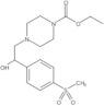 Ethyl 4-[2-hydroxy-2-[4-(methylsulfonyl)phenyl]ethyl]-1-piperazinecarboxylate