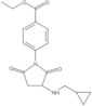 Ethyl 4-[3-[(cyclopropylmethyl)amino]-2,5-dioxo-1-pyrrolidinyl]benzoate