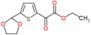 ethyl 2-[5-(1,3-dioxolan-2-yl)-2-thienyl]-2-oxo-acetate