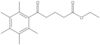 Ethyl 2,3,4,5,6-pentamethyl-δ-oxobenzenepentanoate