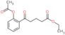 ethyl 5-(2-acetoxyphenyl)-5-oxo-pentanoate