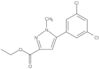 1H-Pyrazole-3-carboxylic acid, 5-(3,5-dichlorophenyl)-1-methyl-, ethyl ester