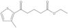 Ethyl 3-methyl-δ-oxo-2-thiophenepentanoate