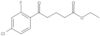 Ethyl 4-chloro-2-fluoro-δ-oxobenzenepentanoate