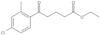 Ethyl 4-chloro-2-methyl-δ-oxobenzenepentanoate